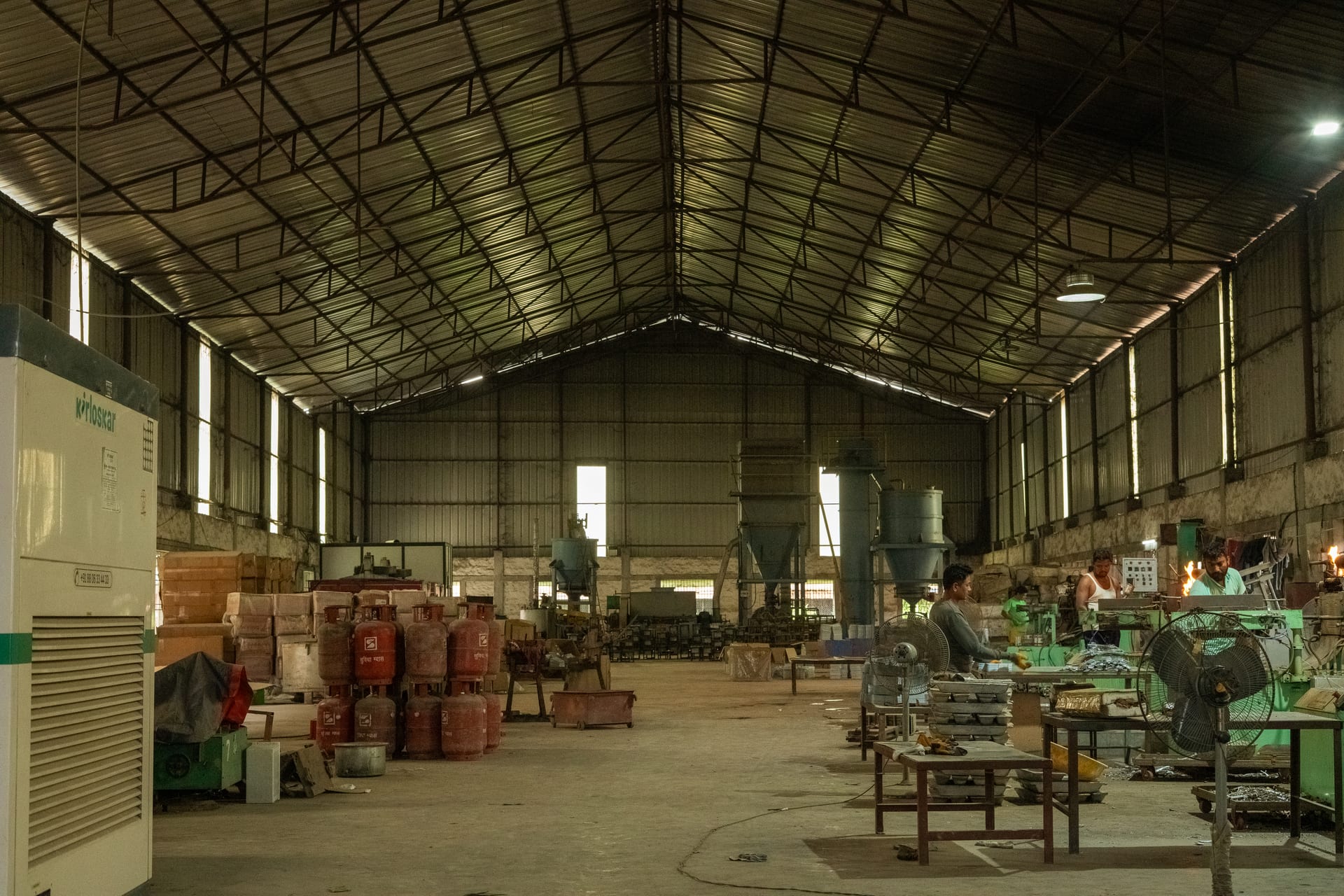 Production floor — Khanar facility, Sunsari